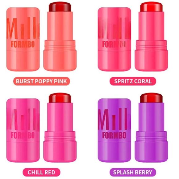 Milk Jelly Blush Stick - 2-in-1 Cheek and Lip Tint, Available in 4 Shades - Picture 5 of 6